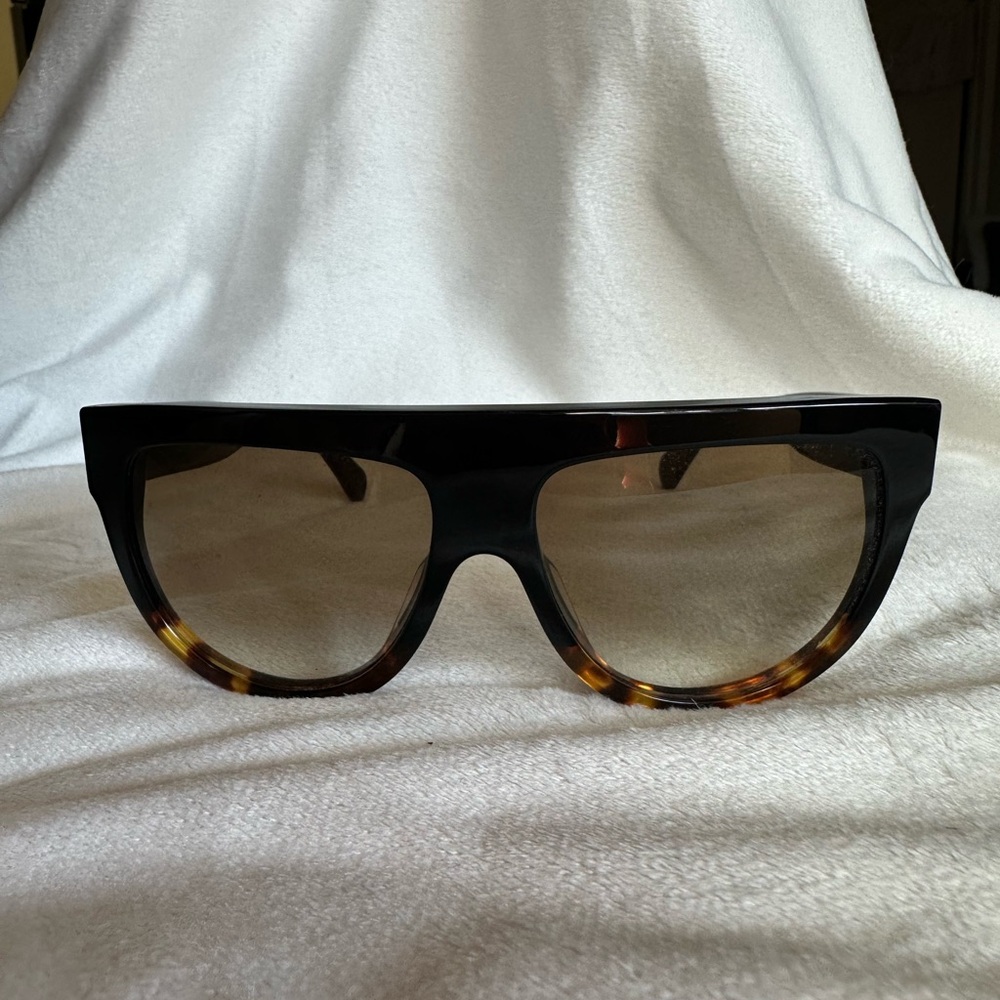 Celine Black and Tortoise Sunglasses